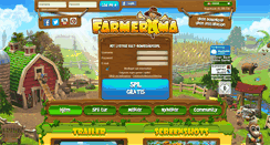 Desktop Screenshot of farmerama.dk